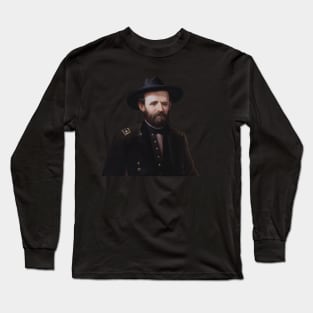 Ulysses S. Grant Portrait Long Sleeve T-Shirt